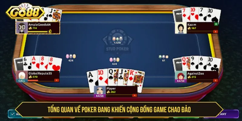 Cách Chơi Poker GO88 - Luật Bài Và Kinh Nghiệm Cho Người Mới Tổng quan về cách chơi poker cho người mới