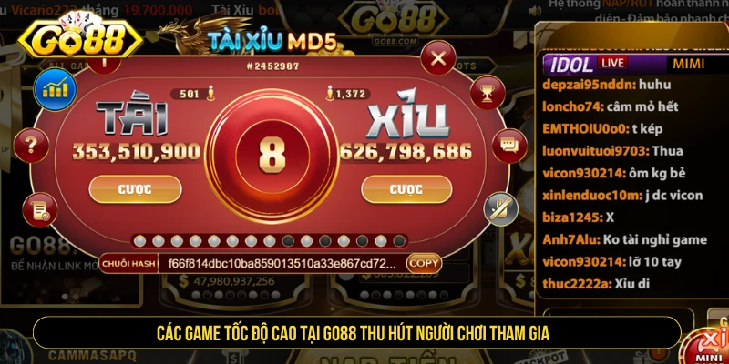 GO88 - Cổng Game Go88 Chính Thức, Link Tải Mới Nhất Các trò chơi tốc độ nhanh tại GO88